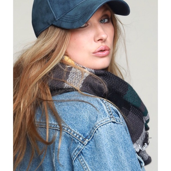 Plaid Infinity Scarf - Picture 3 of 4